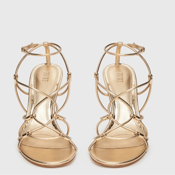 PAIGE Shoes - Paige varya wedge in size 7. Light Gold